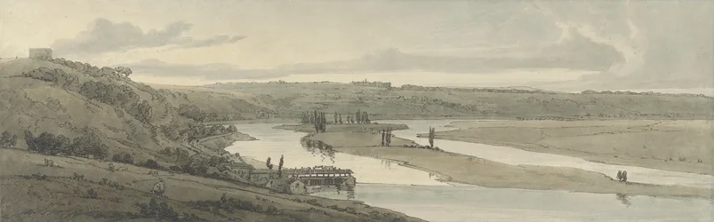 Las Obras Hidráulicas en Marli y St. Germain-en-Laye vistas a lo lejos, 1802